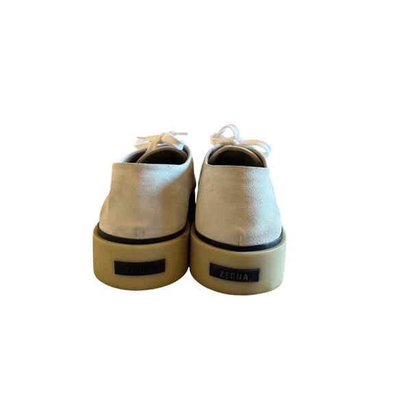 Fear of God x Zegna Collaboration Beige Suede Backless Sneakers main image 4